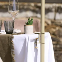 Paranocta Tischklemme Ivory – Flexible Leuchtenbefestigung