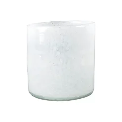 PB Home Windlicht Farbglas Weiß