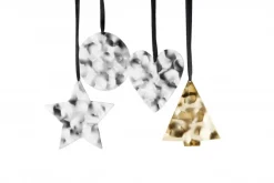 Philippi Aqua Weihnachtsanhänger Baum gold, L: 10 cm, B: 8 cm