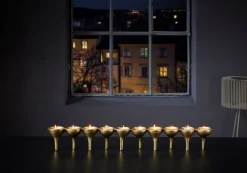 Philippi BEAUFORT 10er Teelichthalter gold