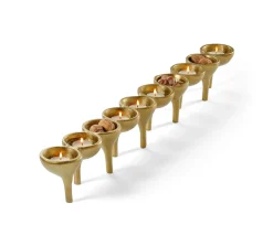 Philippi BEAUFORT 10er Teelichthalter gold