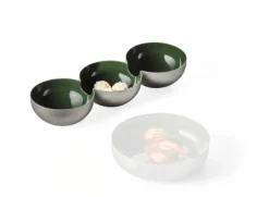 Philippi BIEL Collection - stilvolles Schalentrio in dunkelgrün