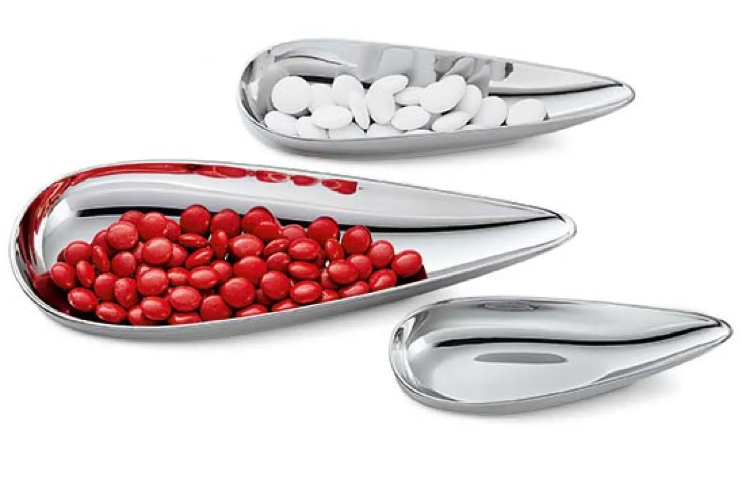 Philippi Blob Naschschalen silber 3er-Set