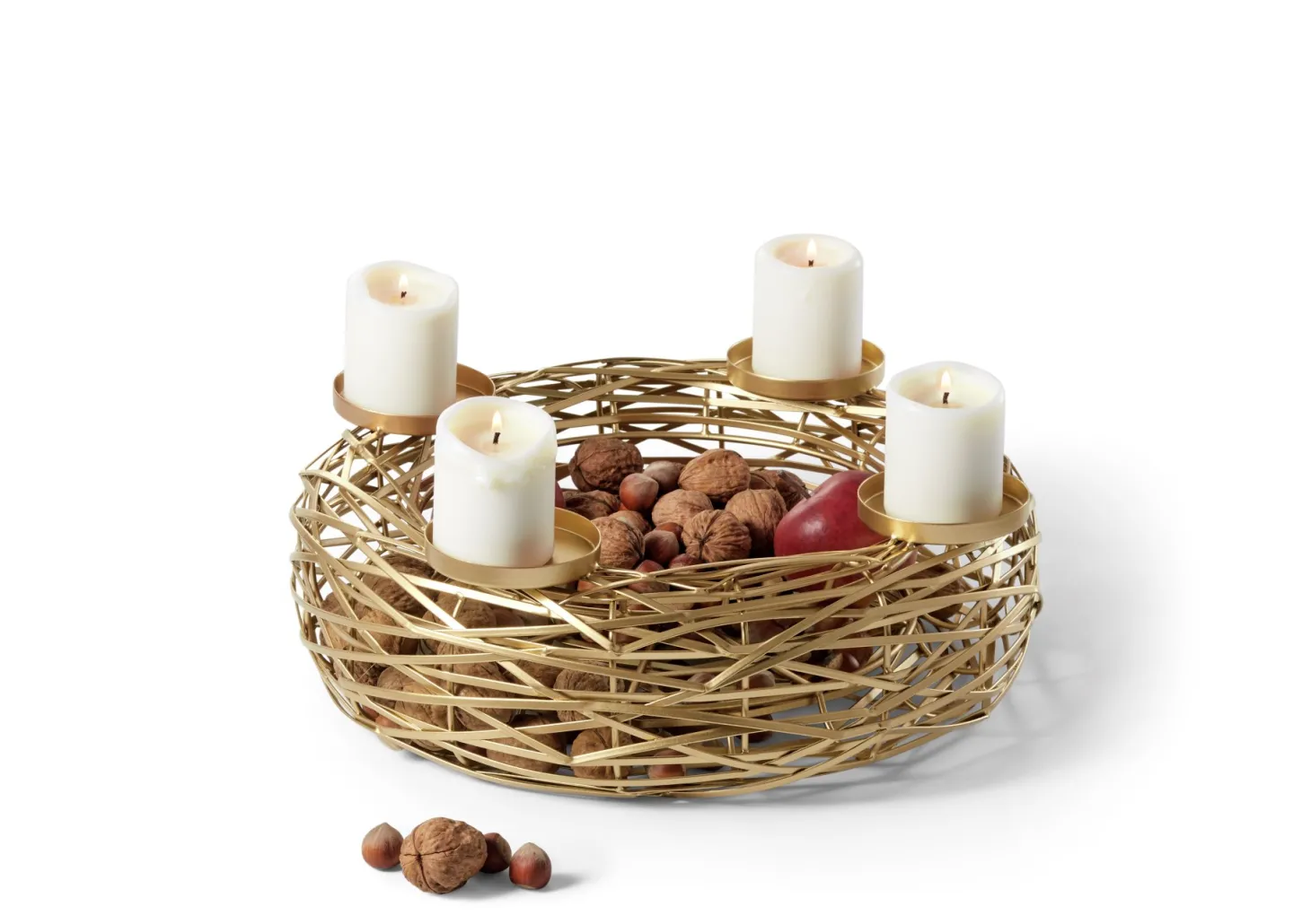 Philippi BOSCHENDAL moderner Adventskranz - filigrane Struktur S - 40 cm