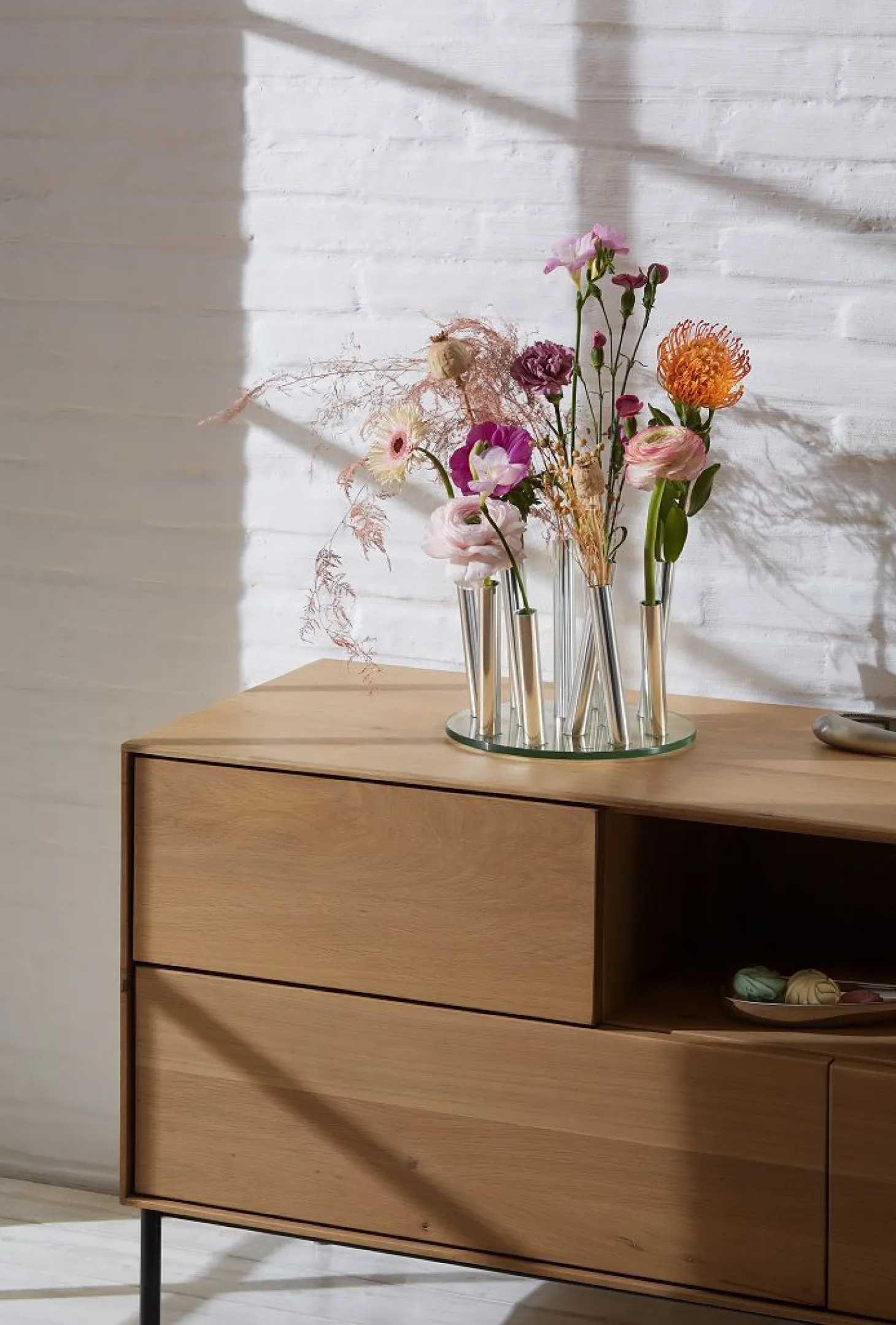 Philippi Bouquet Vase mit einzelnen Minivasen