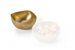 Philippi BRASS Schale - gold glänzend quadratisch
