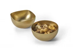 Philippi BRASS Schale - gold glänzend quadratisch