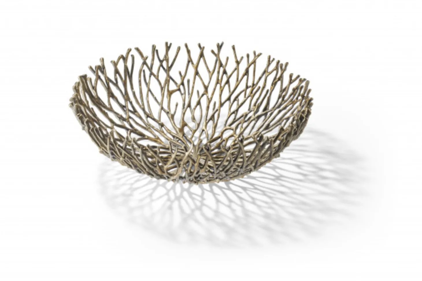 Philippi CORAL goldene Dekoschale in Korallenform