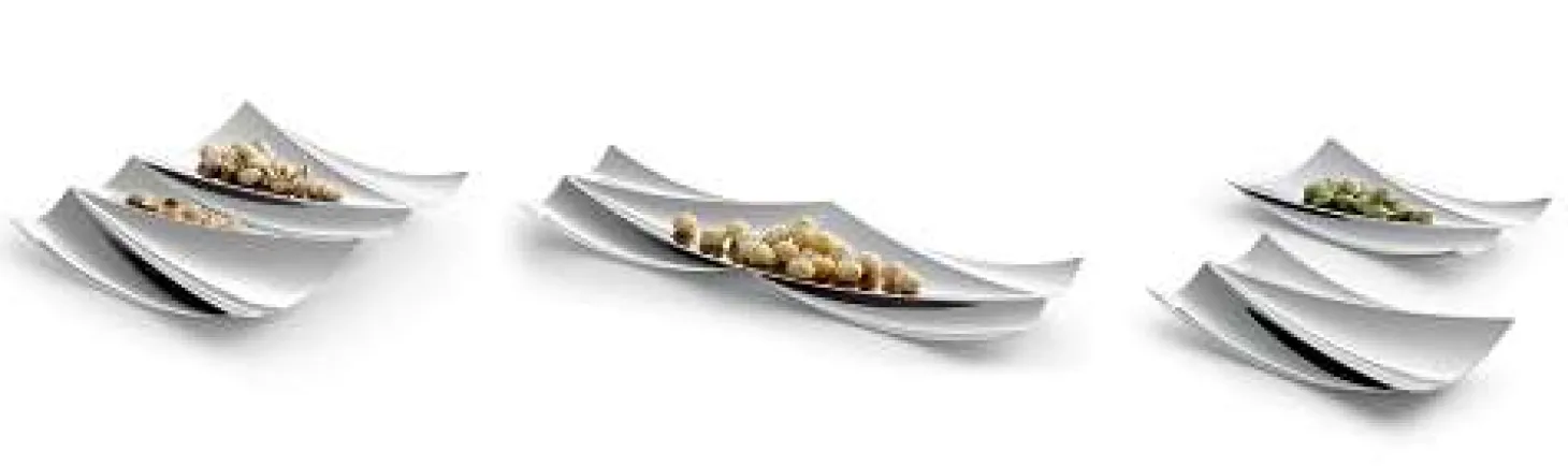 Philippi Elbharmonie Konfektschale silber 2 Stk.