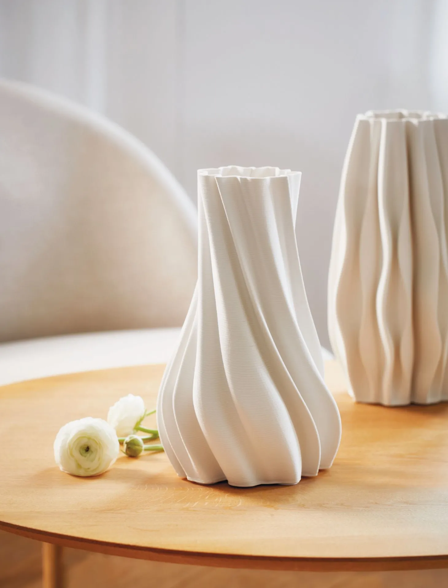 Philippi Frappee Vase - Plissee-Look