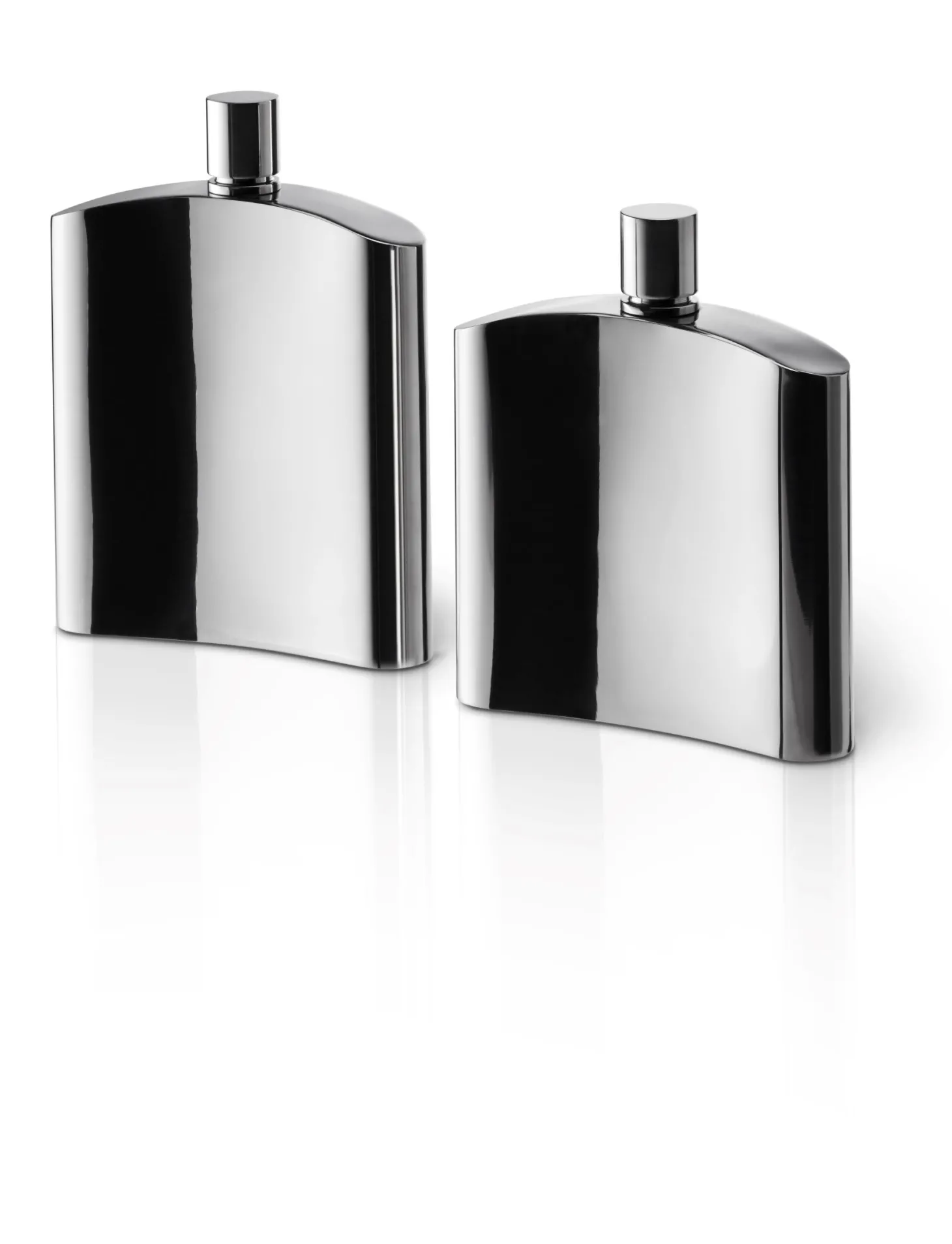 Philippi Henry Flachmann hochglanzpliert - gewölbte Form 12 cm