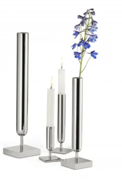 Philippi LAMBDA COLLECTION - schmale Vase hochglanzpoliert 26 cm