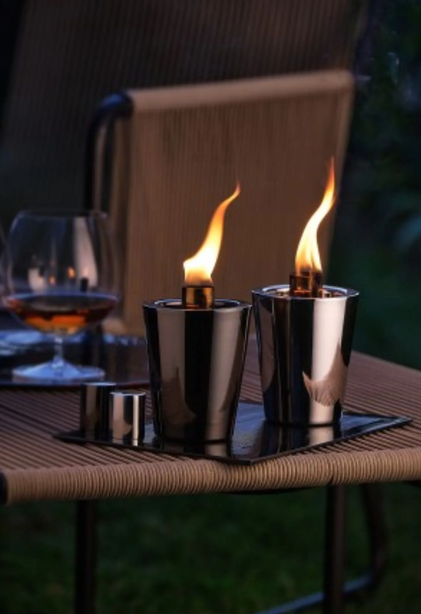 Philippi Tarcia Tischfackel Silber