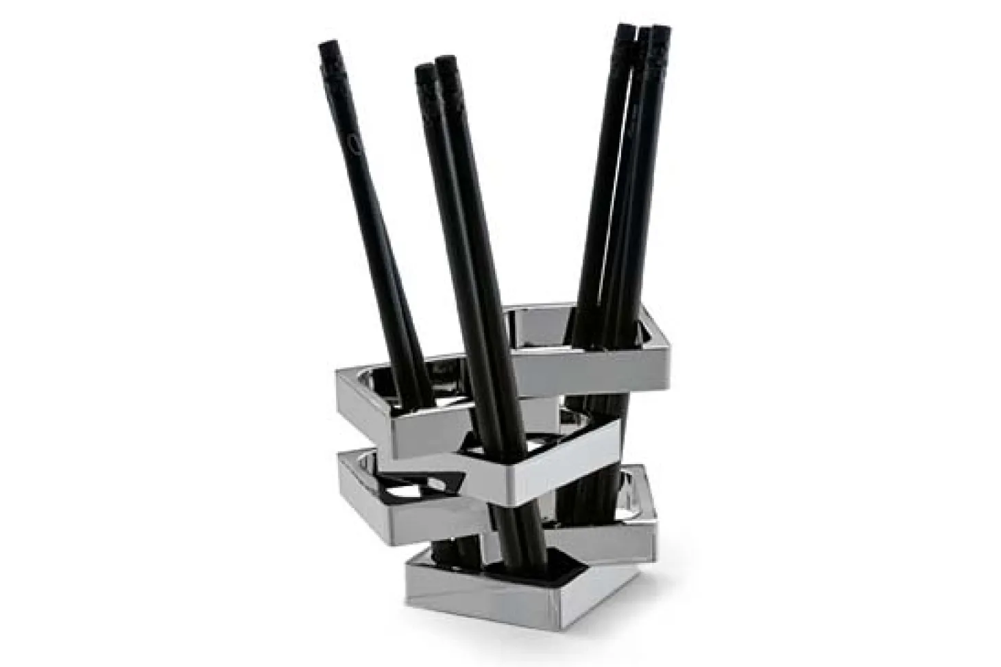 Philippi Zick Zack Stifthalter silber