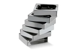 Philippi Zick Zack Stifthalter silber