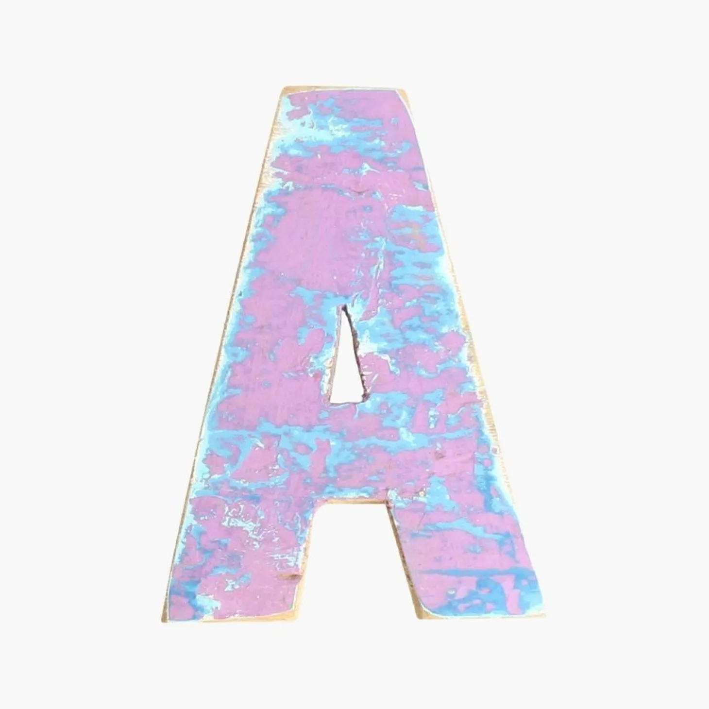 Raw Materials Holzbuchstabe - Vintage S