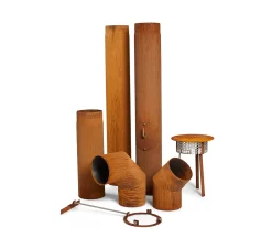 RB73 Erweiterungsrohre Quaruba-Ofen Wandhalterung