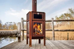 RB73 Outdoorofen aus Cortenstahl Quercus