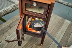 RB73 Outdoorofen aus Cortenstahl Quercus