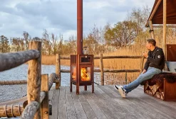 RB73 Outdoorofen aus Cortenstahl Quercus