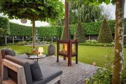 RB73 Terrassenkamin Fennek Fuchs 80 mit 4 Seiten Glas