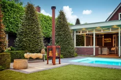 RB73 Terrassenkamin Fennek Fuchs 50 mit 4 Seiten Glas