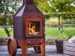 RB73 Terrassenofen Bijuga - Cortenstahl