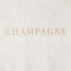 Räder Cocktailserviette 25x25 Champagne is my superfood