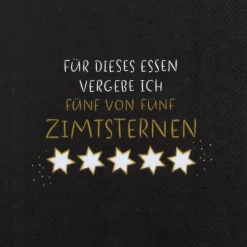 Räder Dining Servietten Zimtsterne 33x33cm