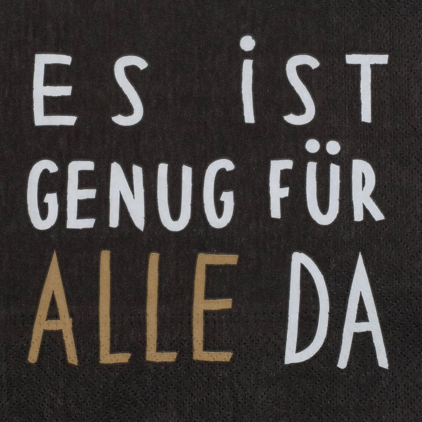 Räder Serviette - Es ist genug für alle da 33 x 33 cm