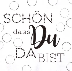 Räder Serviette "Schön dass du da bist"