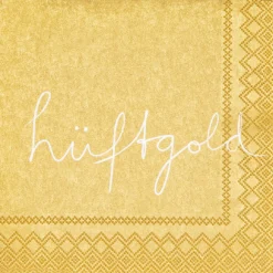 Räder Servietten - Poesie et Table Hüftgold klein