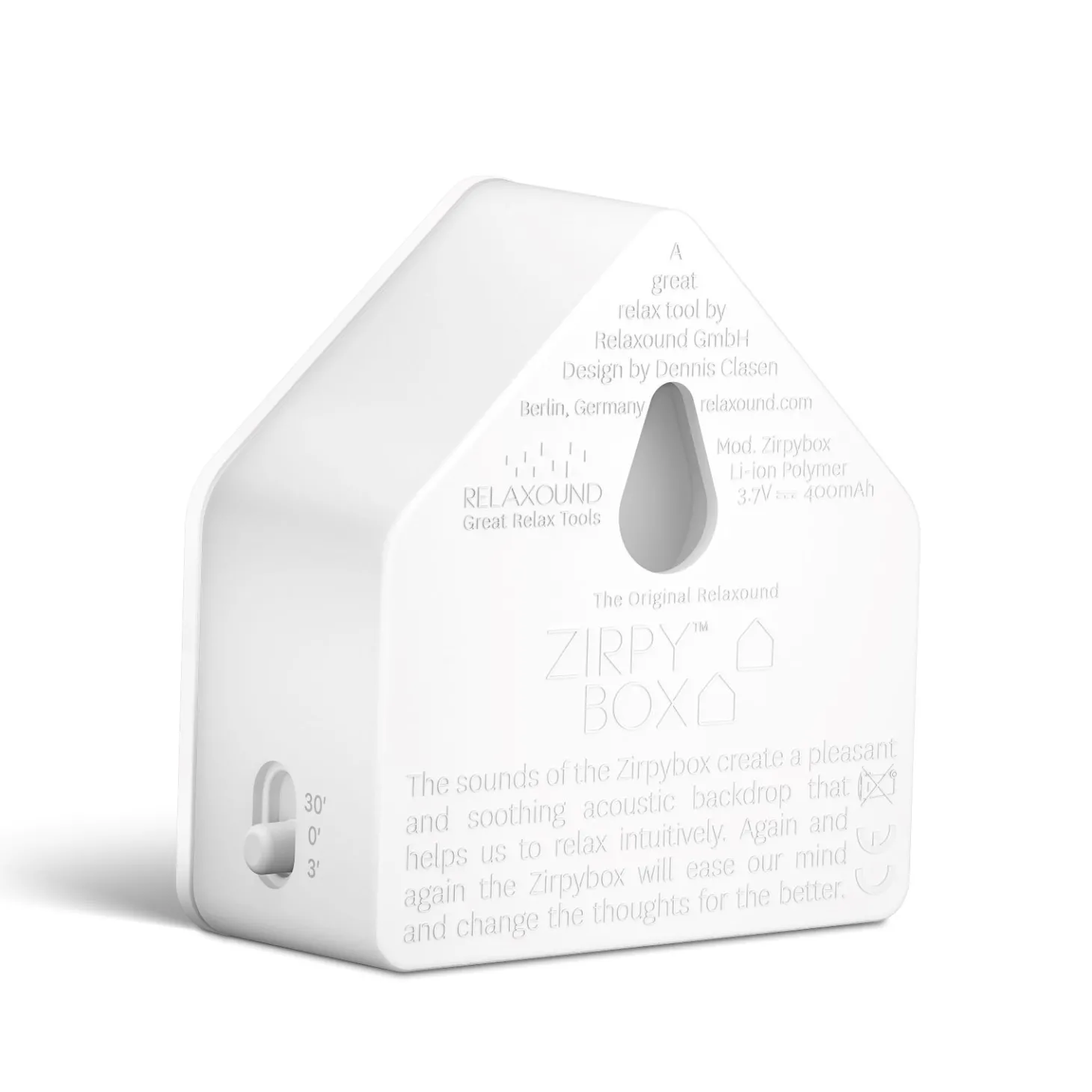 Relaxound Zirpybox 2er-Set Weiß