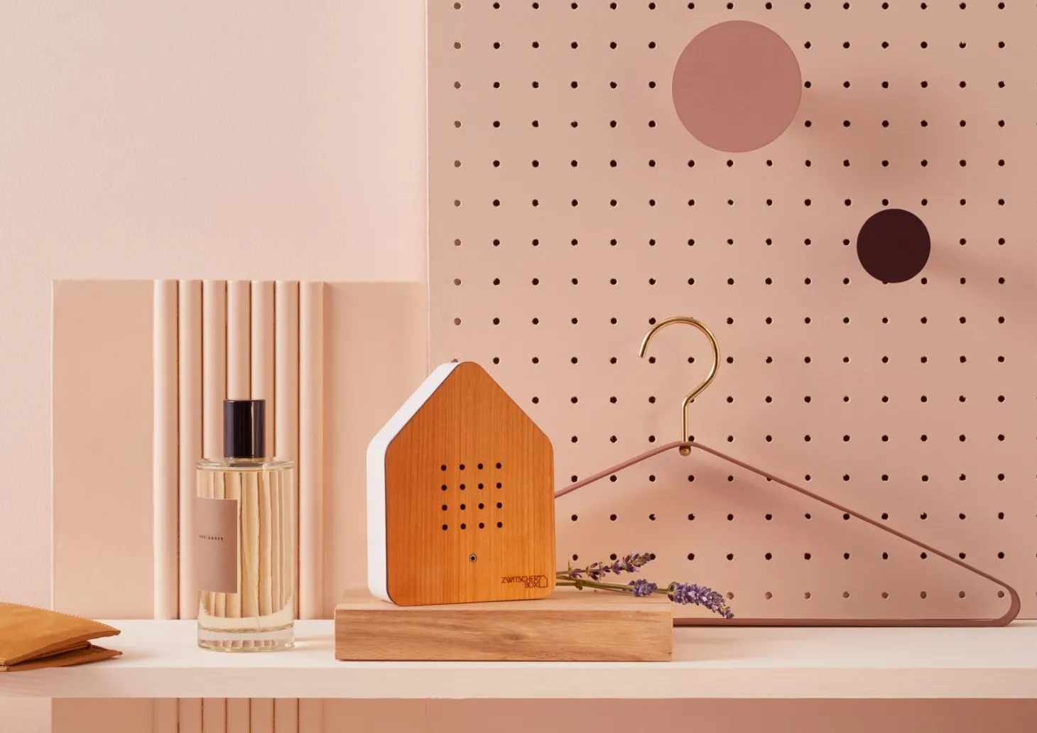 Relaxound Zwitscherbox Holz Kirschholz/Weiß