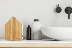 Relaxound Zwitscherbox Holz Kirschholz/Weiß