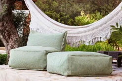 ROOLF DOTTY Cloud Sitzpouf outdoor Türkis