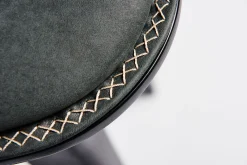 SACKit Nordic Barhocker – Buche schwarz kreuznaht (73cm) Leder Ultra Brandy