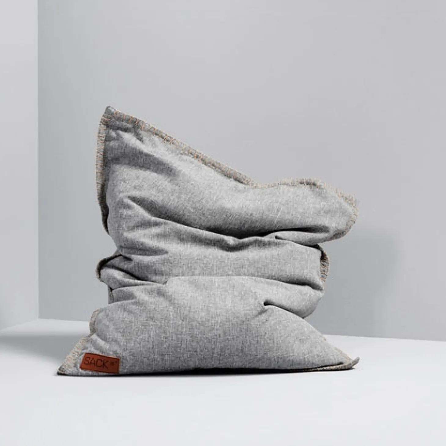 SACKit Outdoor Kindersitzsack SQUAREit Cobana Junior Hellgrau