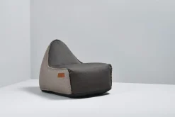 SACKit RETROit Canvas (mit Griff) Dunkelbraun/Sand