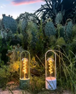 Sompex Coil Outdoorleuchte akkubetrieben blau