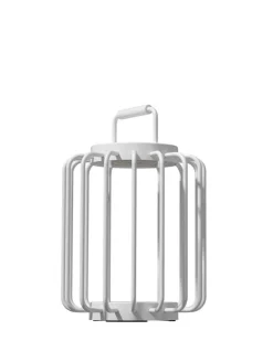 Sompex Outdoor Akku-Laterne dimmbar Bangkok, weiß 33 cm