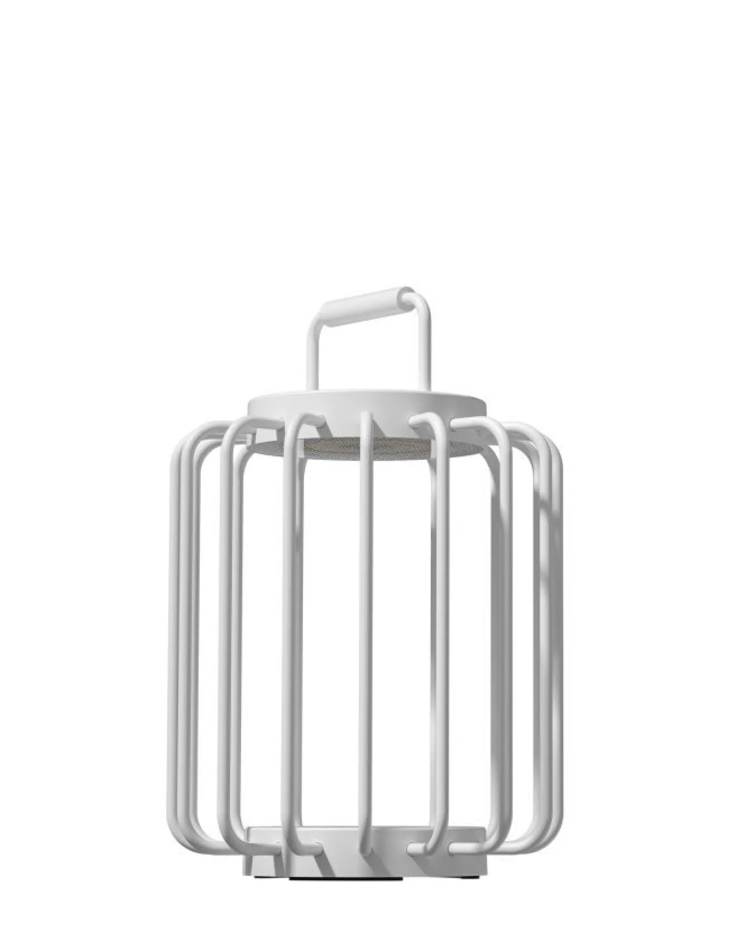 Sompex Outdoor Akku-Laterne dimmbar Bangkok, weiß 33 cm