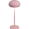 Sompex Pebble Akku-Tischleute Retro-Design pink