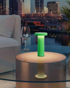 Sompex VOLUME retro Akku-Tischleuchte In- und Outdoor neon grün