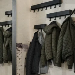 Spinder Design DAX 5 Garderobe Schwarz 52 x 12 x 7,5