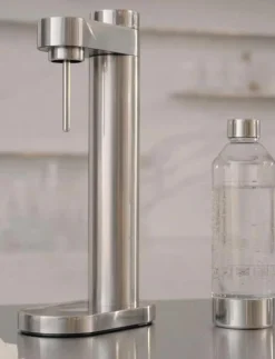 Stelton Brus Wassersprudler Edelstahl