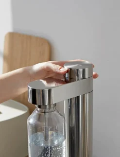 Stelton Brus Wassersprudler Edelstahl