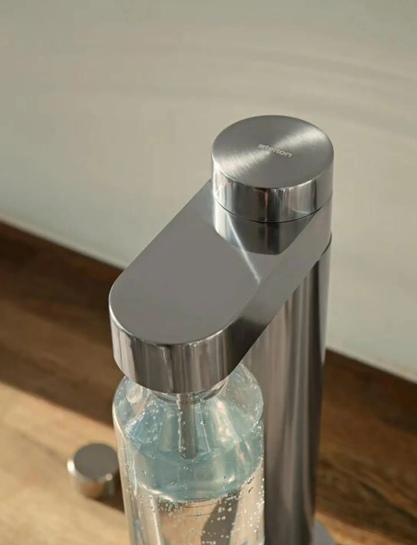 Stelton Brus Wassersprudler Edelstahl