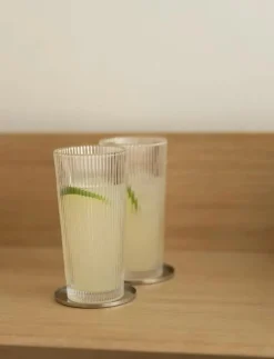 Stelton Pilastro Longdrink 4er Set Gläser klar 0,3l