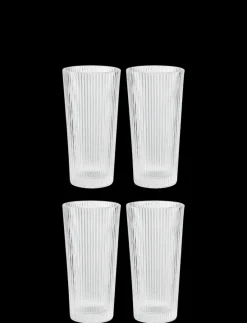 Stelton Pilastro Longdrink 4er Set Gläser klar 0,3l